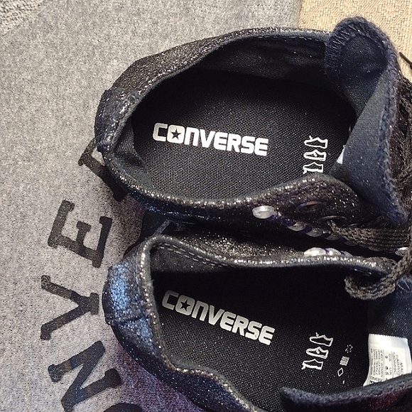 Converse Custom Made Leather Platform Hi Top Sneakers - Picture 11 of 16